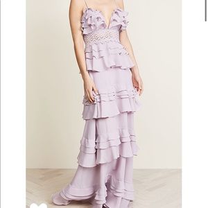 Glamorous True Decadence Ruffle Gown